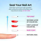 Beetles professional nail set ready for use