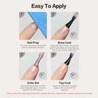 Curvlife glossy finish top coat gel bottle