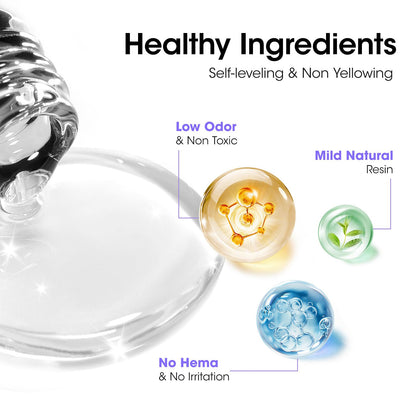 Authentic USA imported professional salon grade marble effect gel product packaging side view