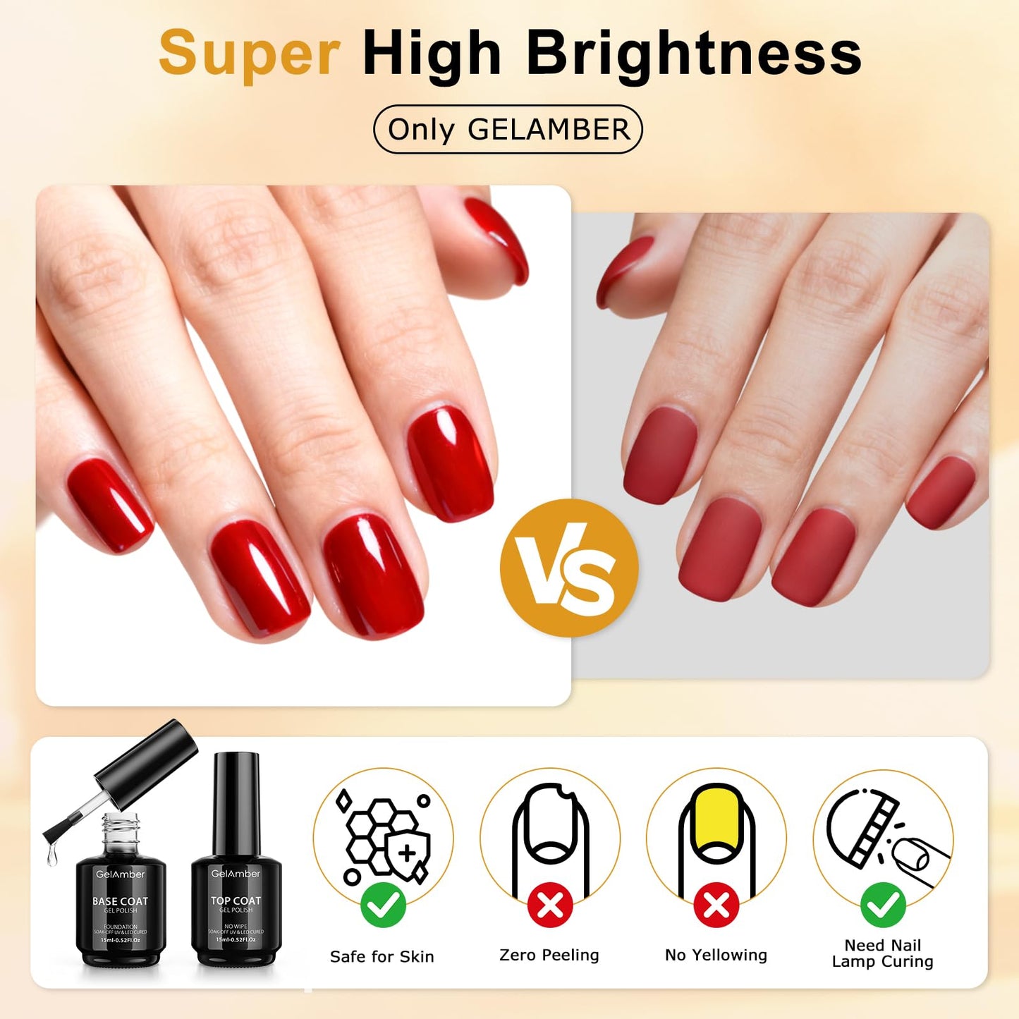 Application step displaying the nourishing cuticle oil being massaged into the skin after a completed gel nail treatment.