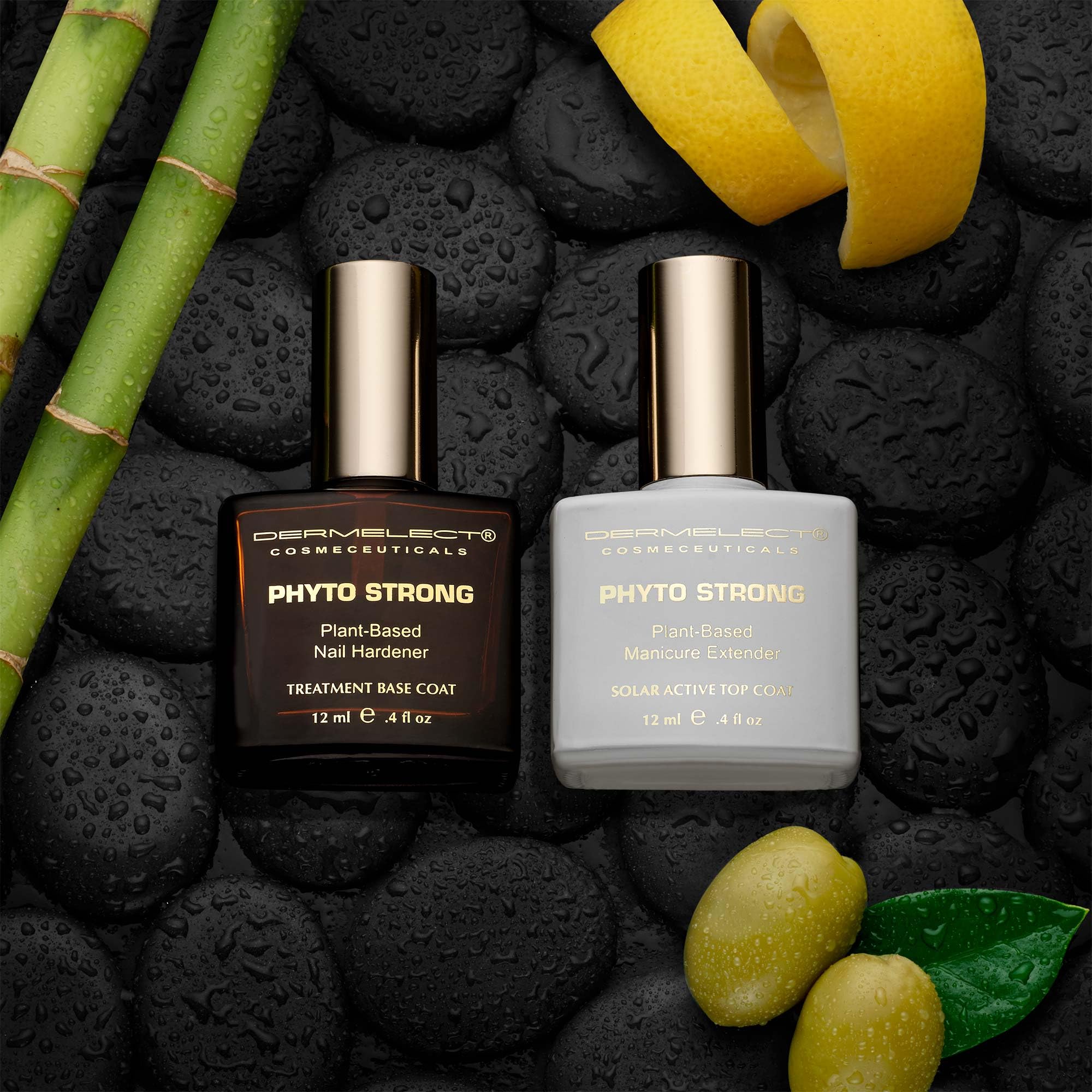 Dermelect Phyto Strong nail strengthening kit components