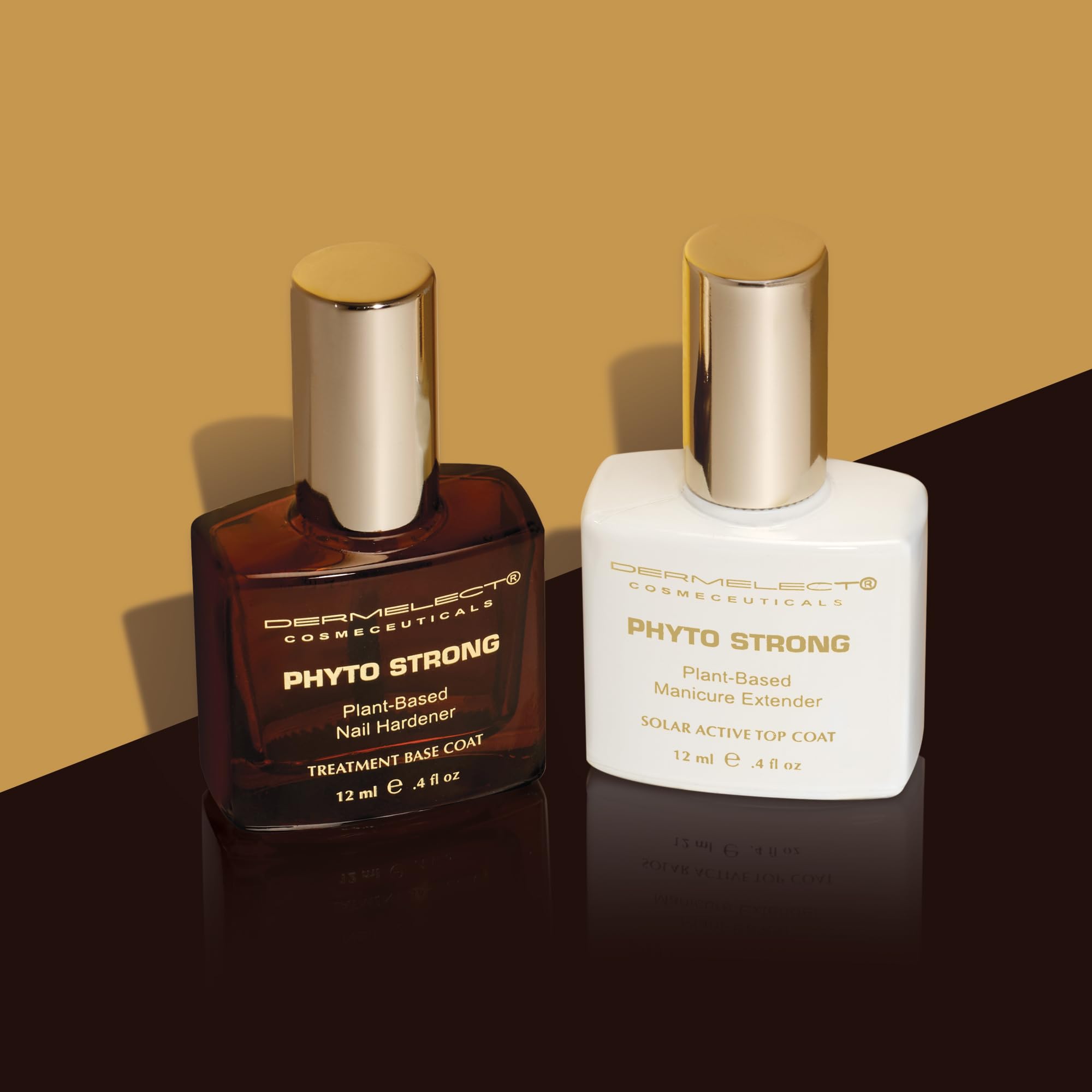 Dermelect Phyto Strong Natural Nail Duo branding and box