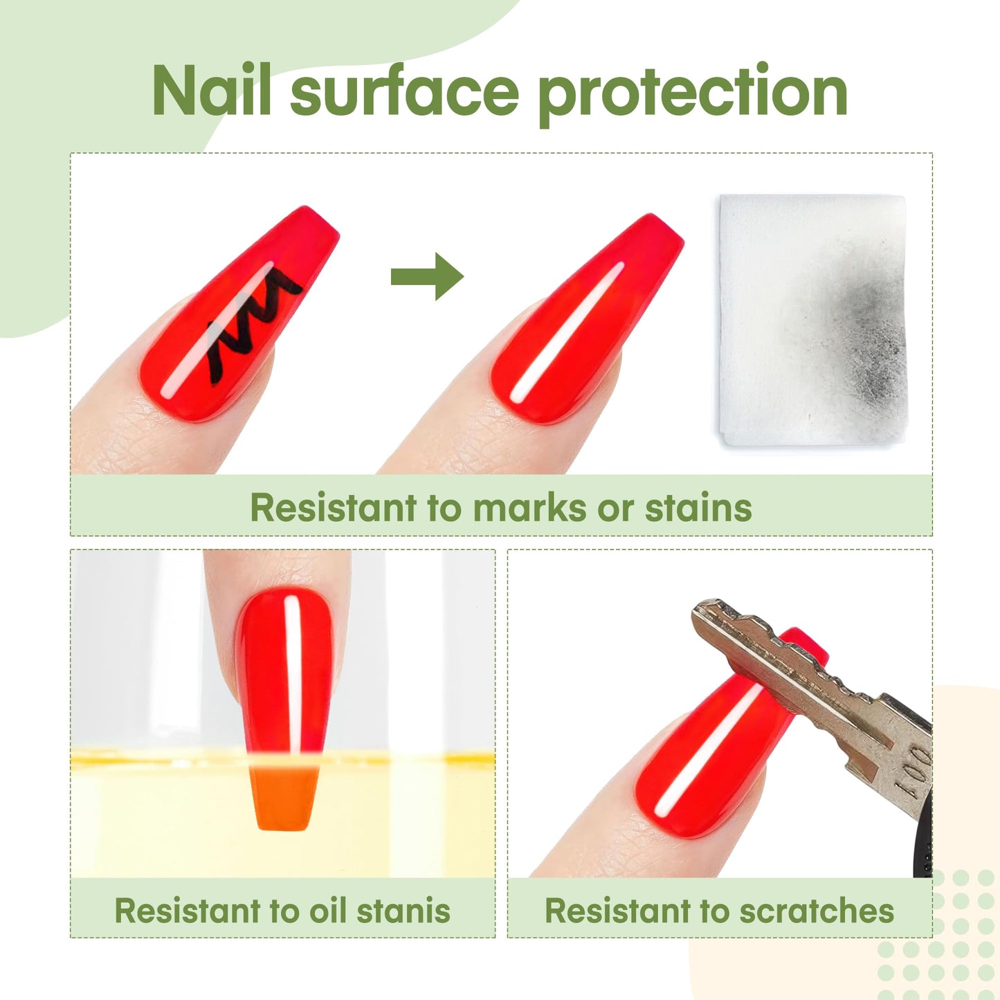 Side by side comparison of the shimmer base coat bottle and the crystal clear no wipe top coat packaging