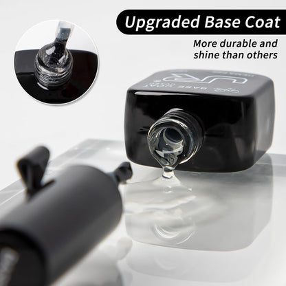 Packaging presentation of the two pieces professional soak off gel manicure combo set.