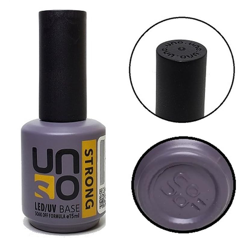 UNO Strong Base Coat LED and UV gel polish foundation for weak nails