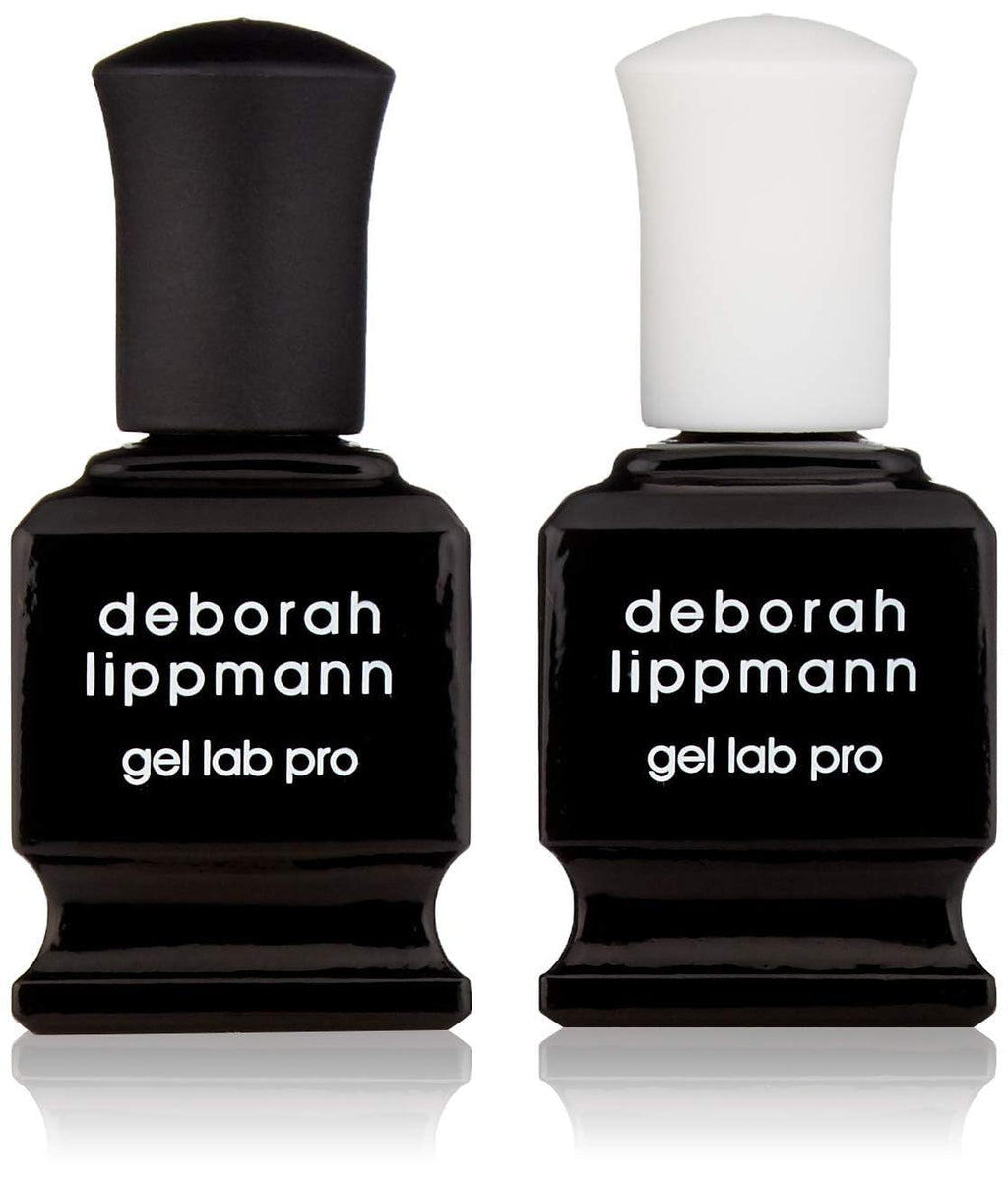 Deborah Lippmann base and top coat packaging box layout