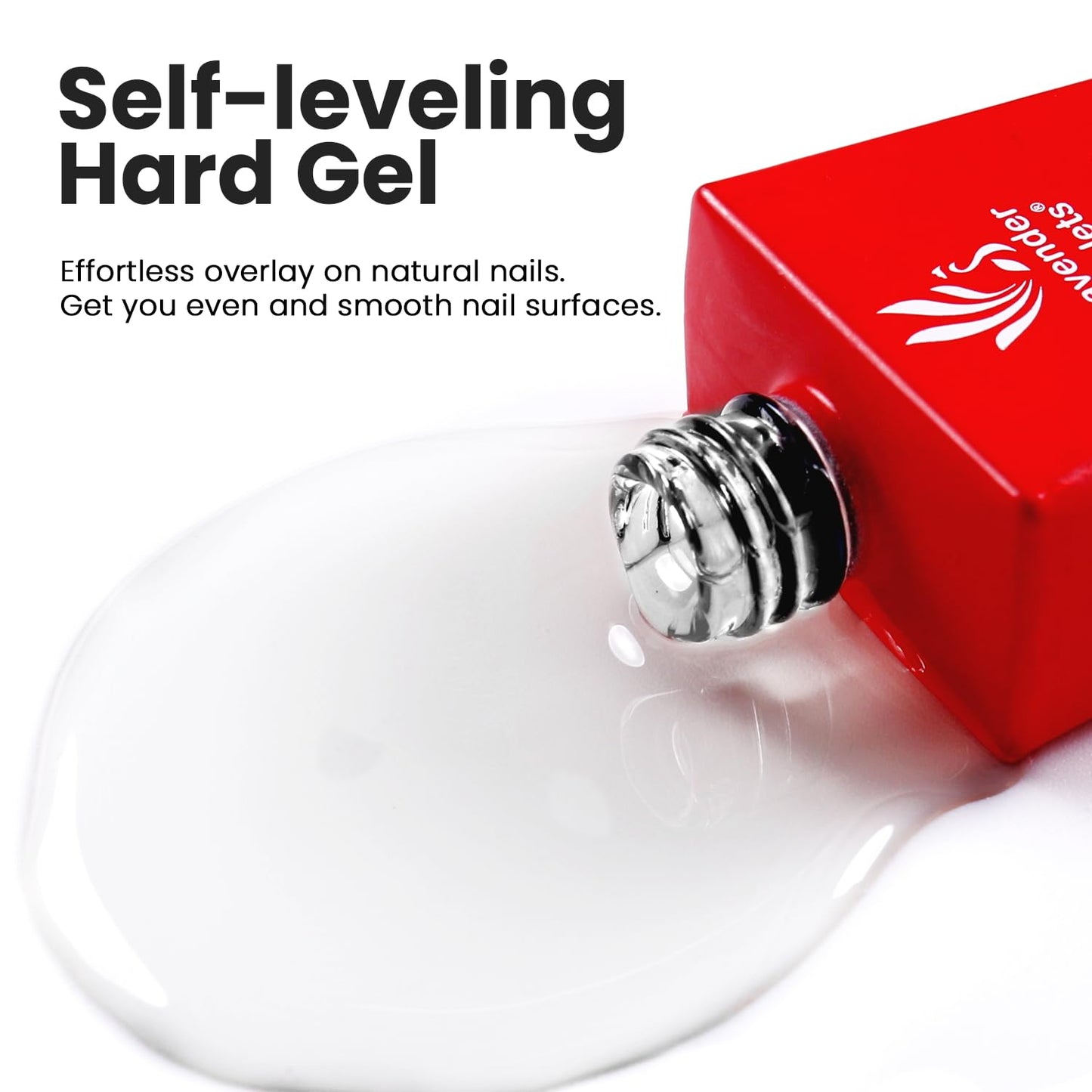 Step by step application guide for curing Lavender Violets gel polish with an LED lamp