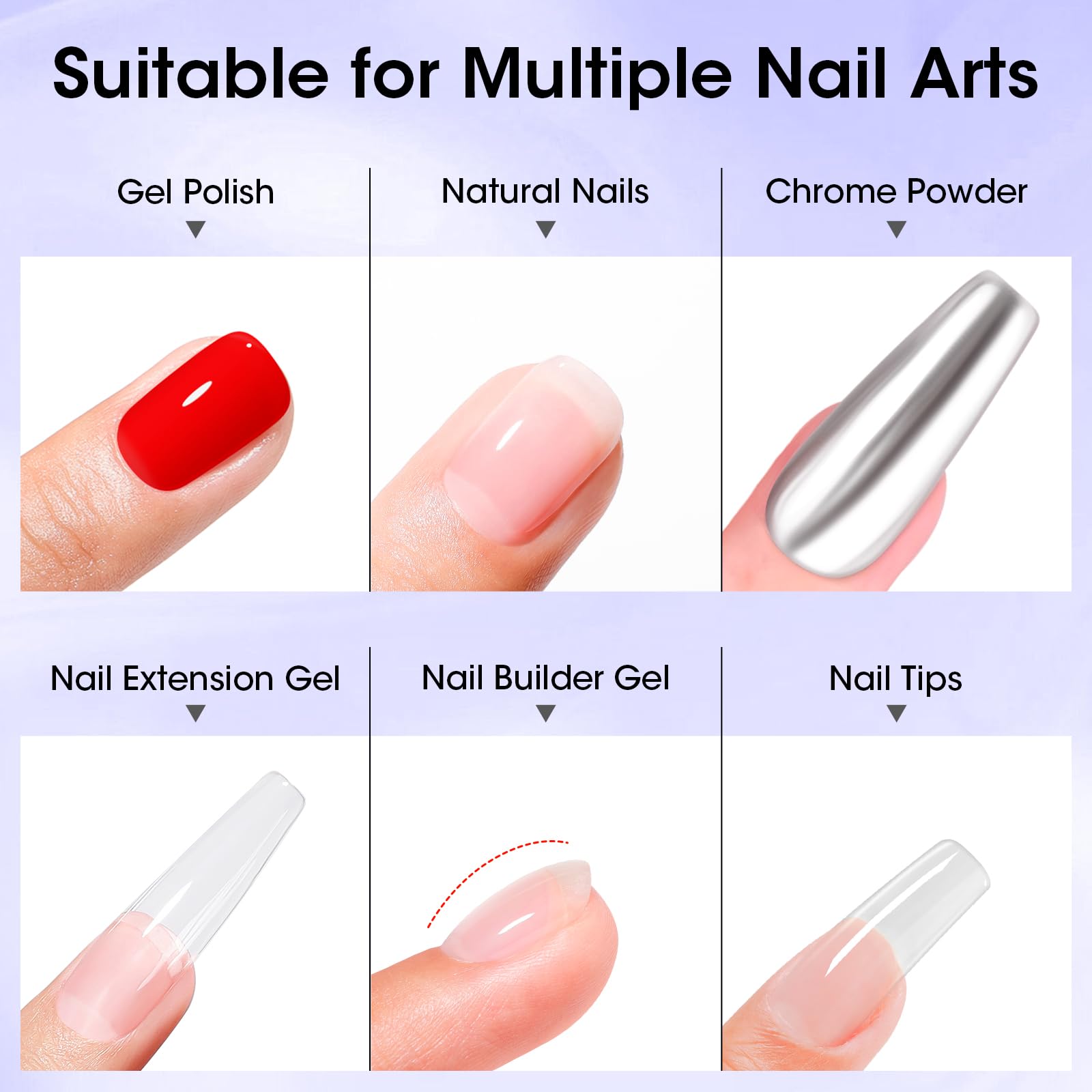 GELLEN professional salon quality gel nail protection kit full collection view