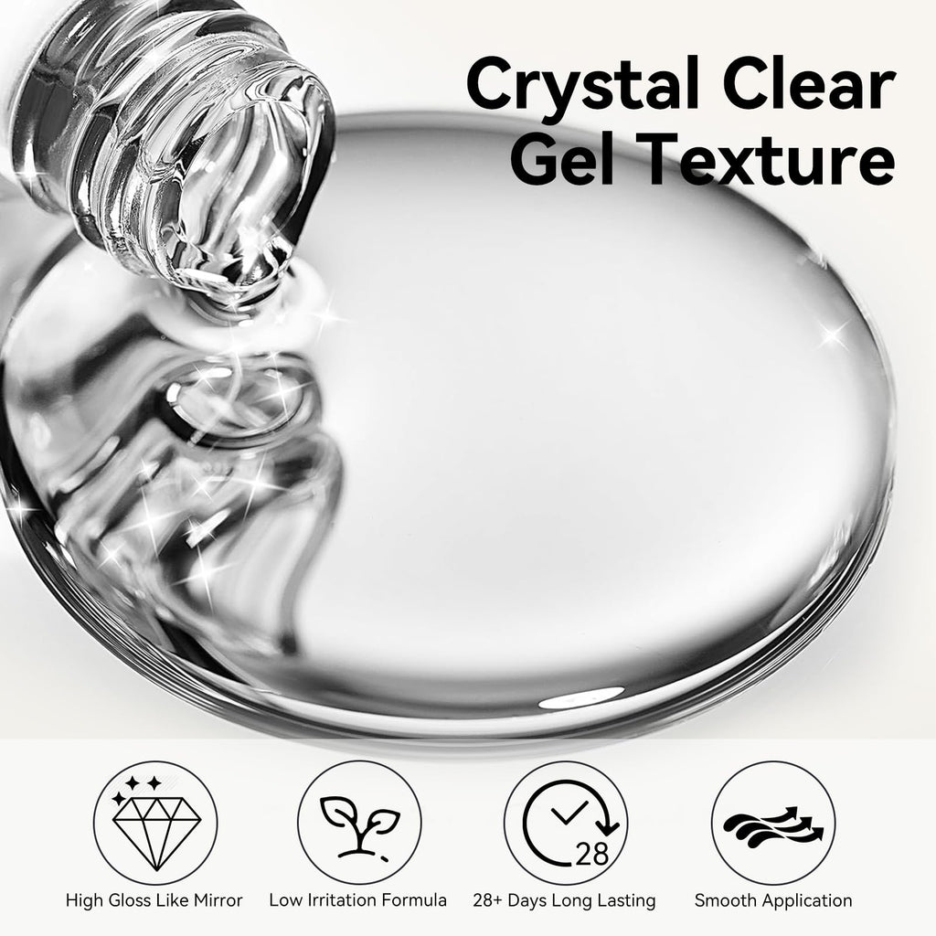 Born Pretty no wipe top coat bottle angled view