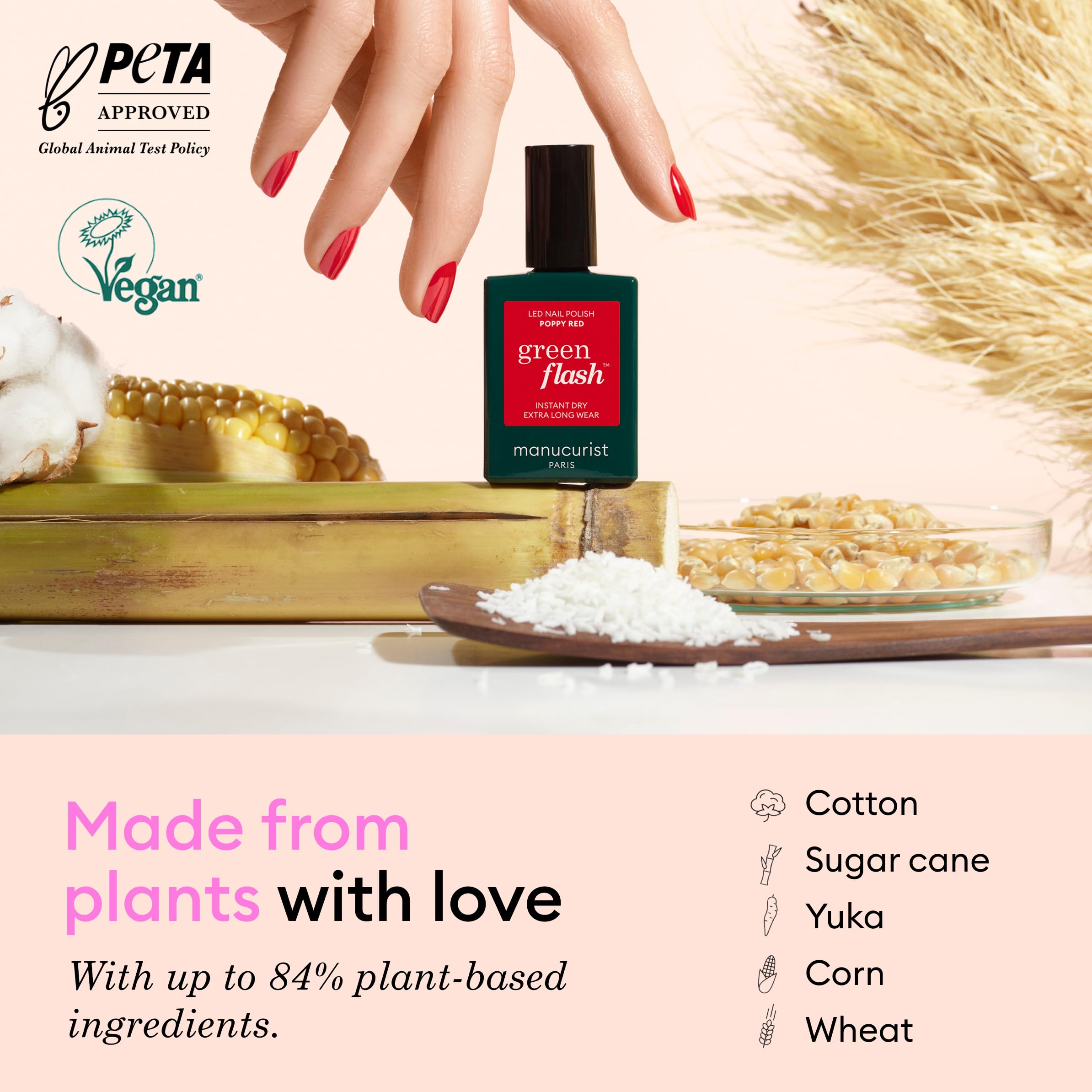 Manucurist Green Flash Dark Pansy polish bottle