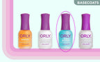 Orly dual action nail polish bottle close up