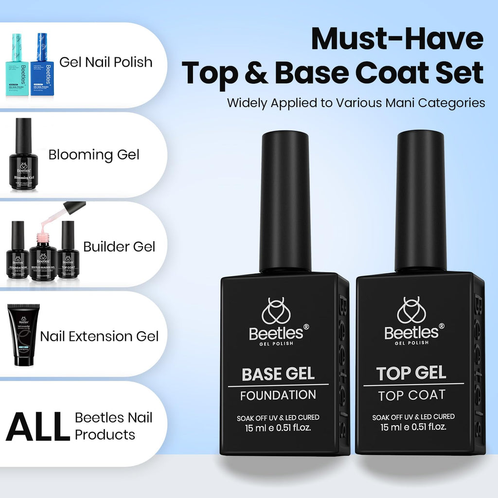 Beetles gel polish bottles with applicator brushes visible