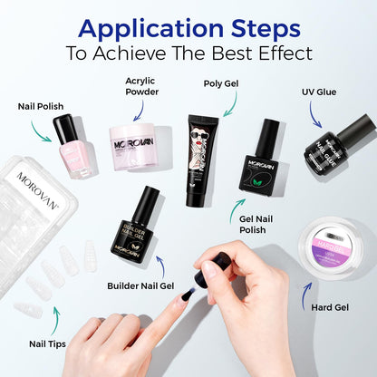 Morovan acid free primer bottle showing the professional liquid consistency