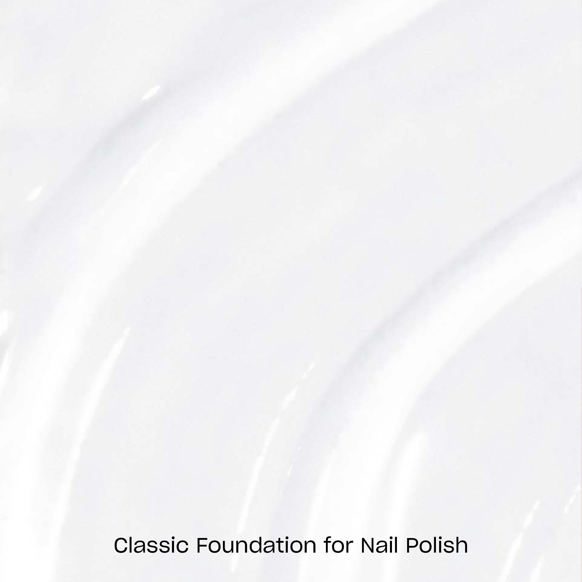 Transparent liquid texture of OPI natural nail primer being applied