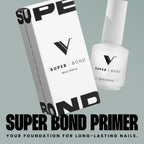 V Beauty Pure Super Bond Nail Primer bottle label closeup