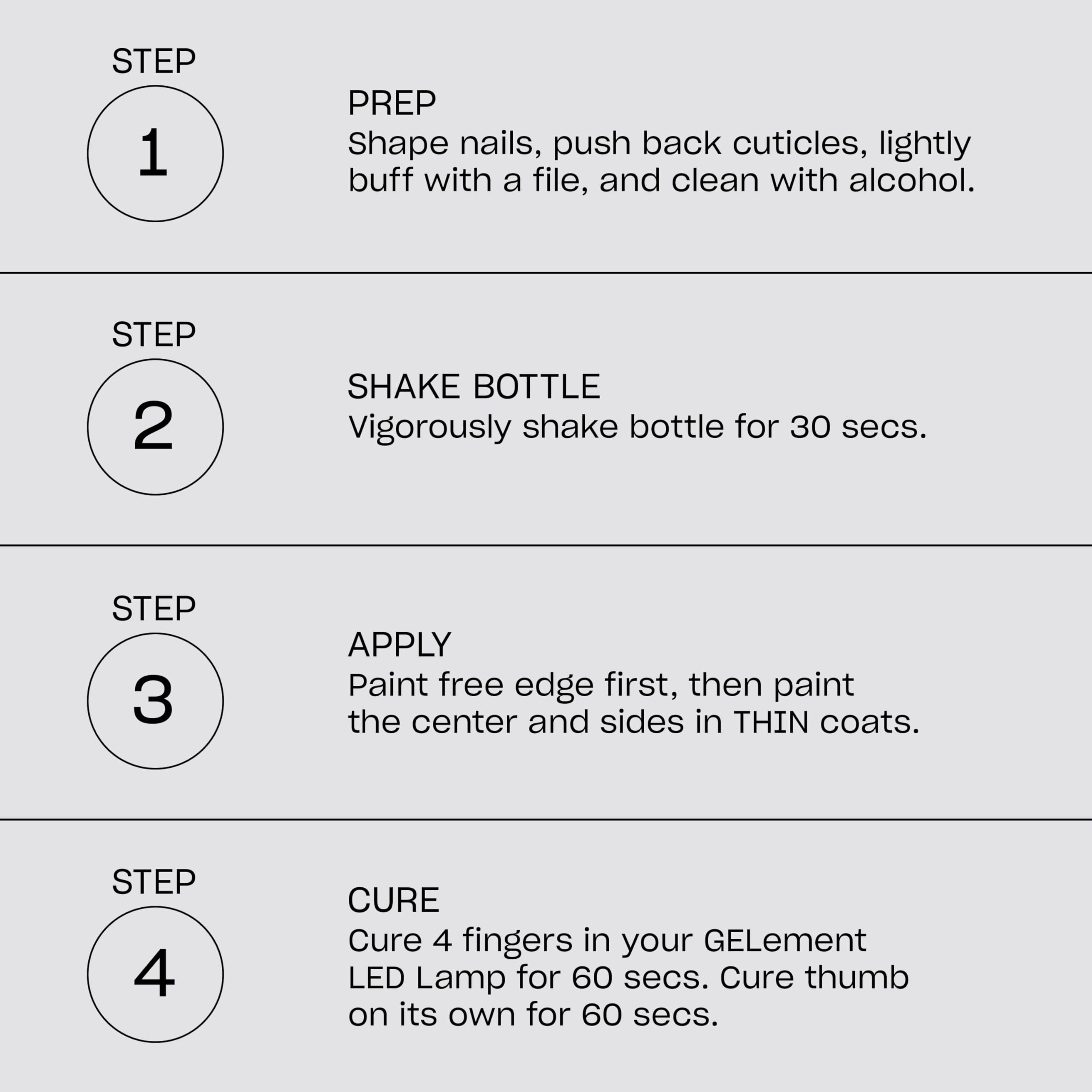 OPI GELement LED Curing Lamp demonstrating the quick-dry technology for long-lasting gel color
