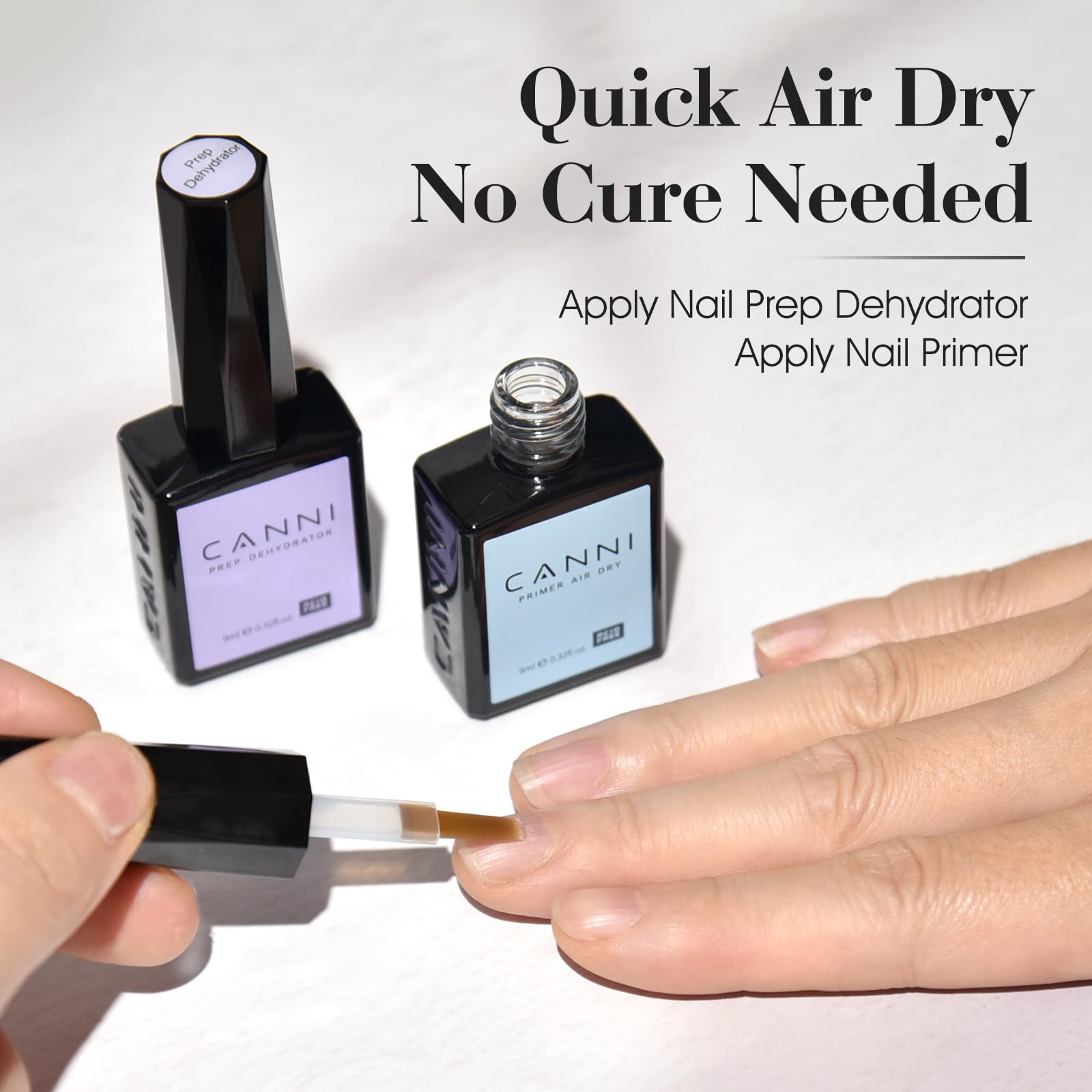 CANNI two piece manicure prep system packaged inside its beautiful gift box.