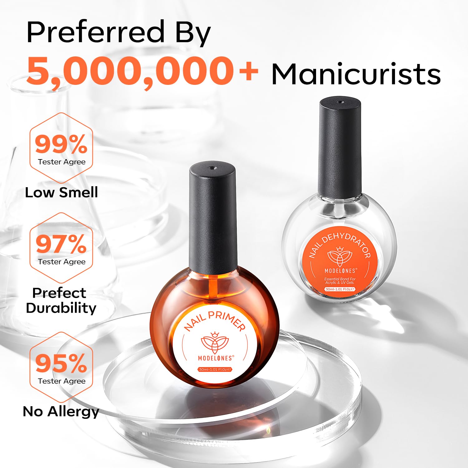 Modelones professional nail dehydration fluid removing natural surface oils cleanly