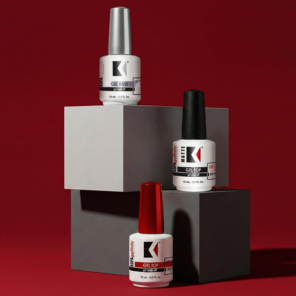 Kupa GelFinity nail foundation bottle next to box