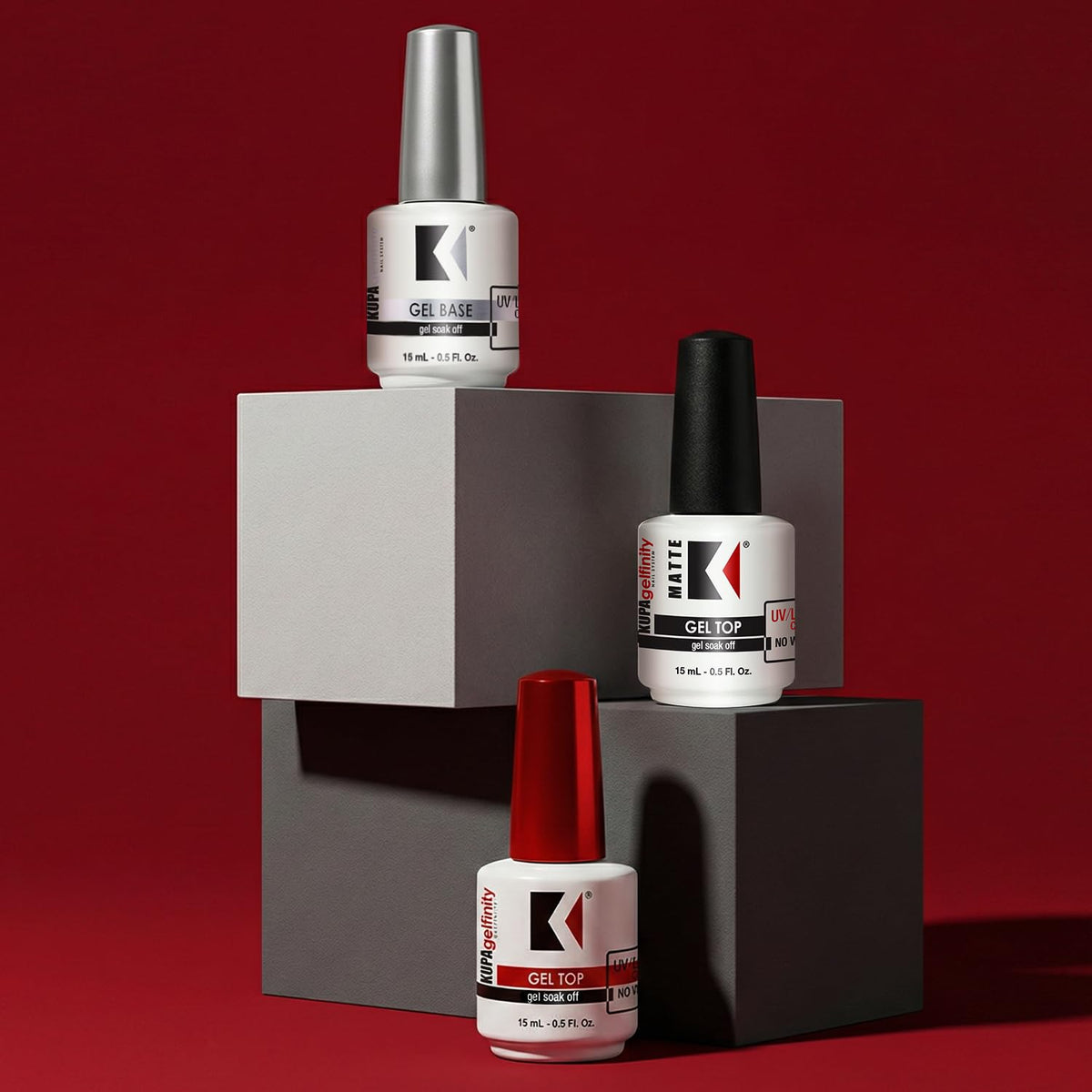 Kupa GelFinity nail foundation bottle next to box