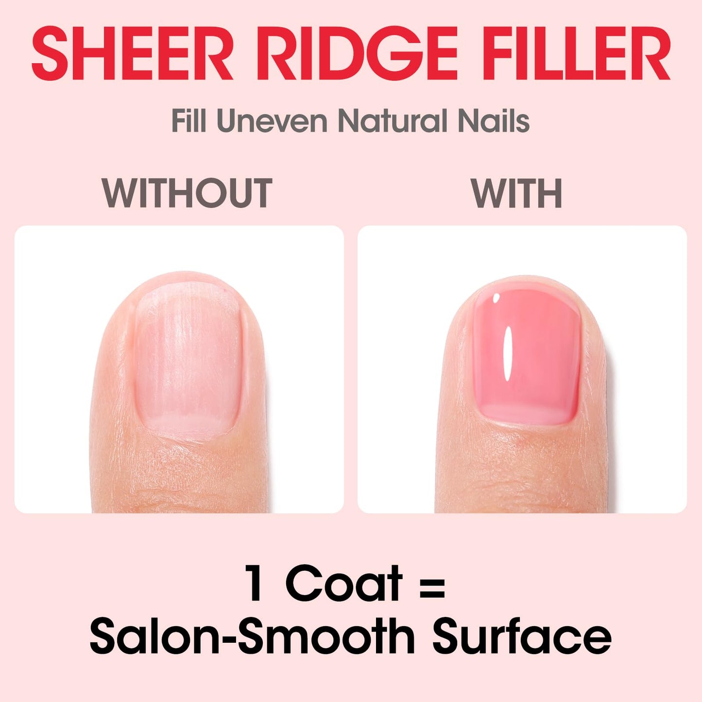 Close up view of the Gellen calcium enriched nail polish brush and smooth formula application