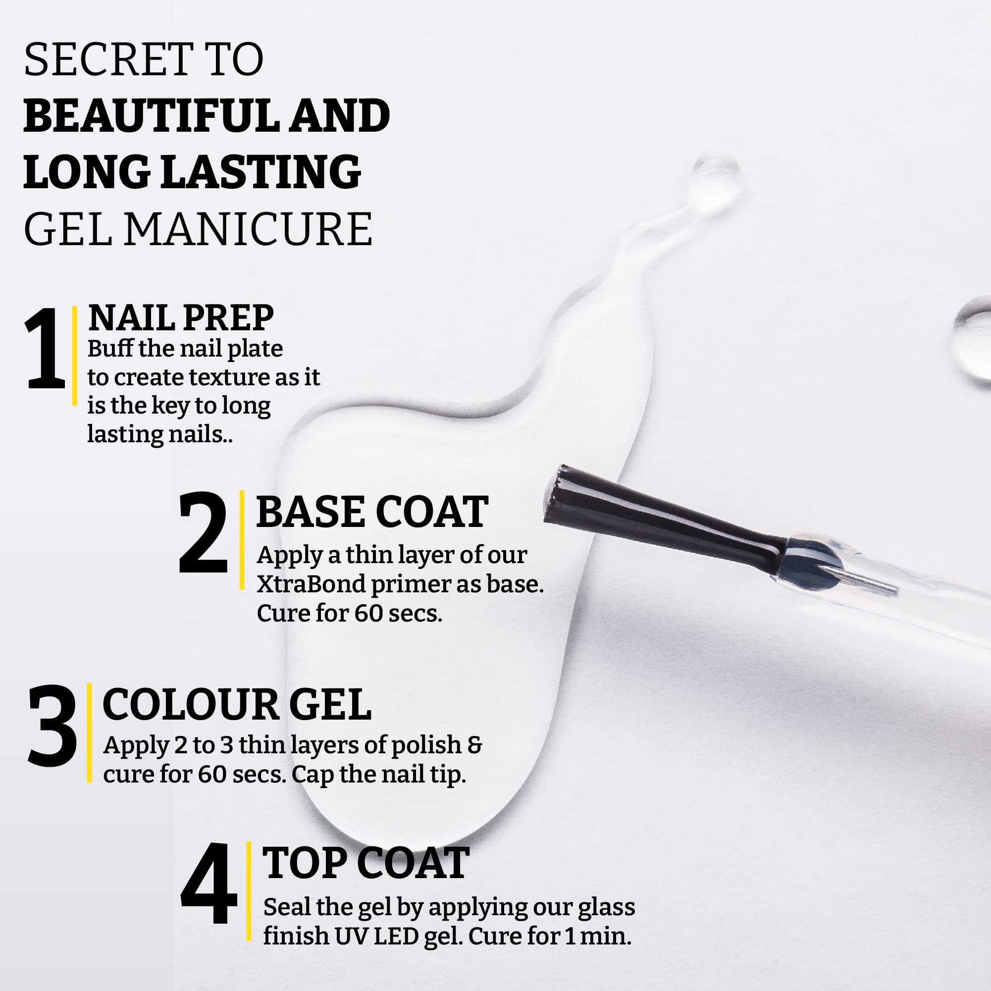 Mia Secret no wipe soak off gel nail sealer