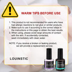 Professional manicure setup featuring Louinstic nail prep bond