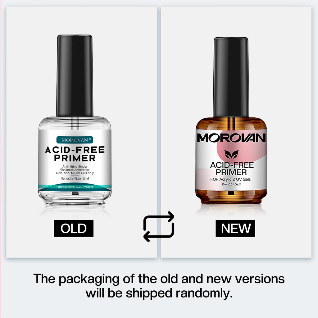 Lifestyle presentation of Morovan acid free nail primer