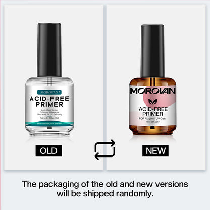 Back label view displaying directions for use on natural nails before applying gel overlay.