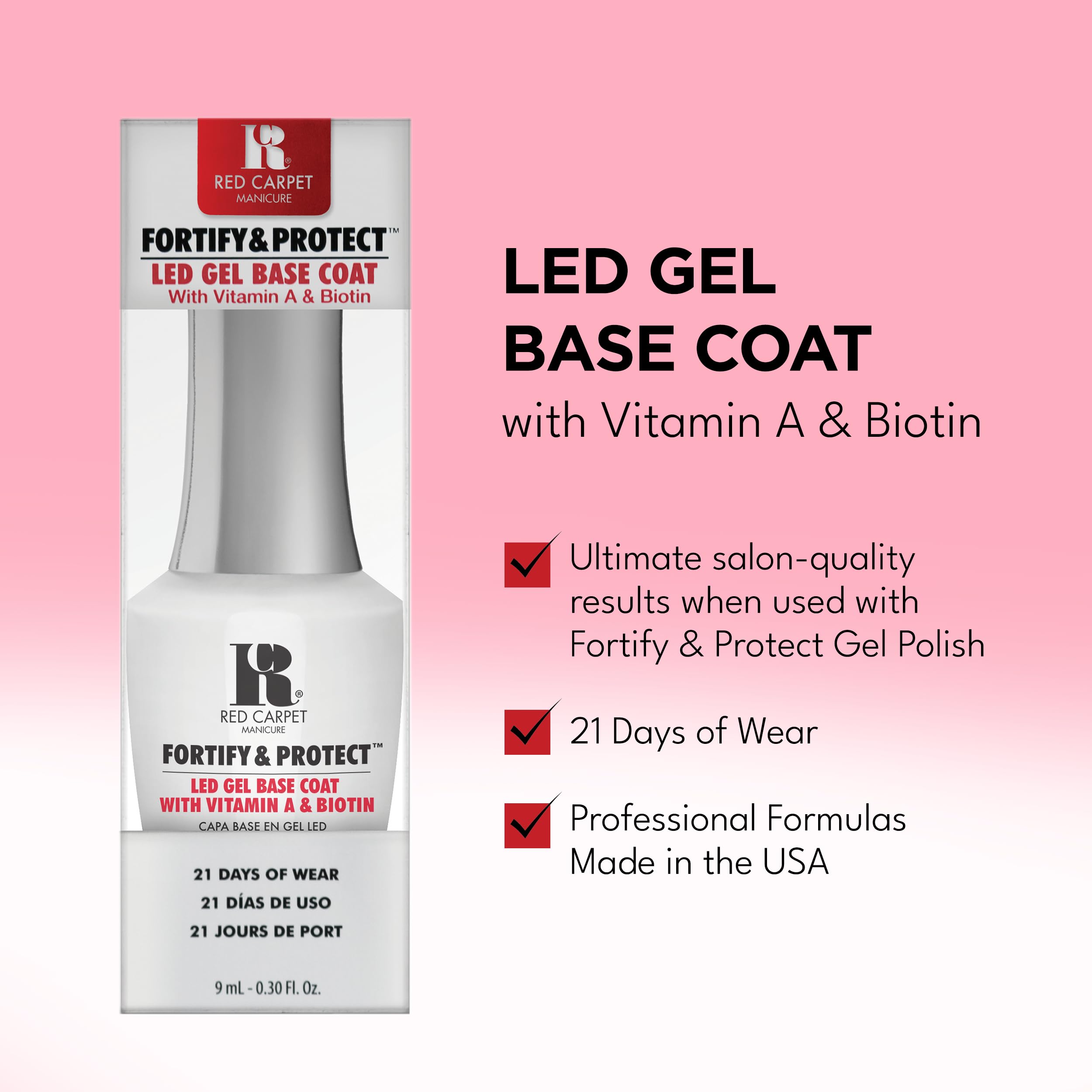 Clear professional soak off gel base coat formula for brittle nail protection