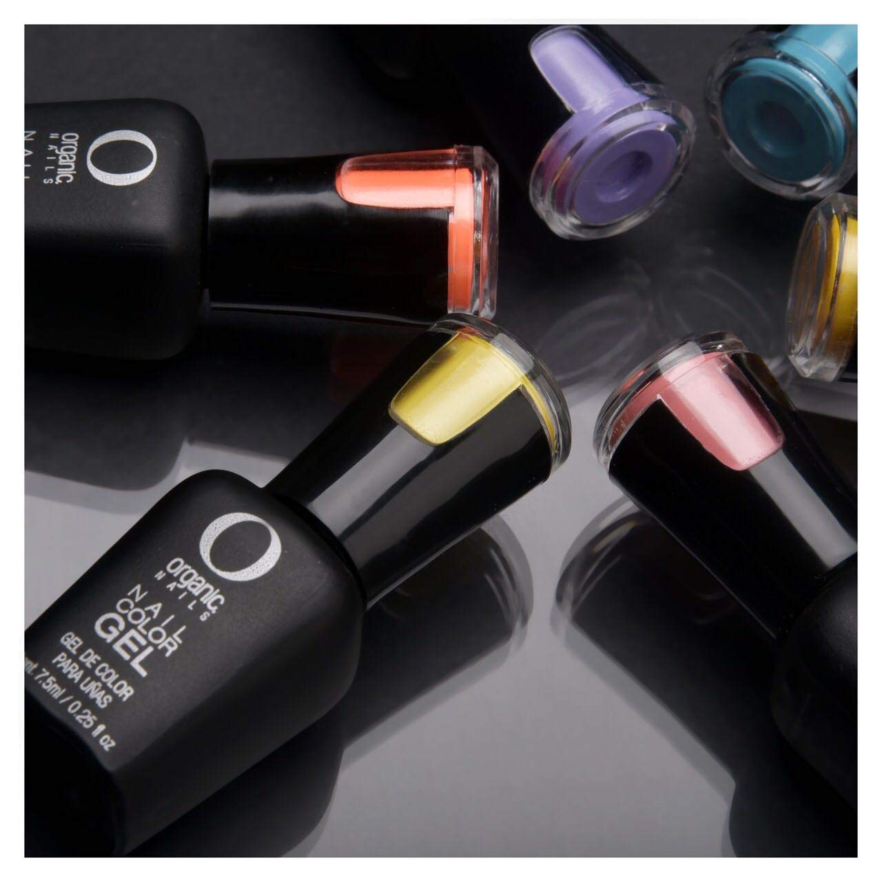 Organic Nails professional gel base liquid coat bottle standing upright