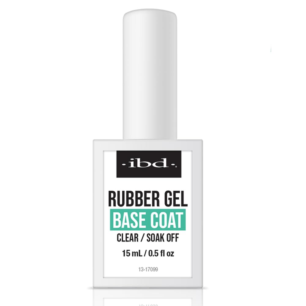 IBD clear soak off builder gel base coat standing upright against a clean background