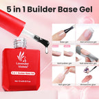 Lavender Violets builder base gel bottle showing volume and label details