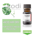 Kodi Professional acrylic nail primer liquid brush applicator close up