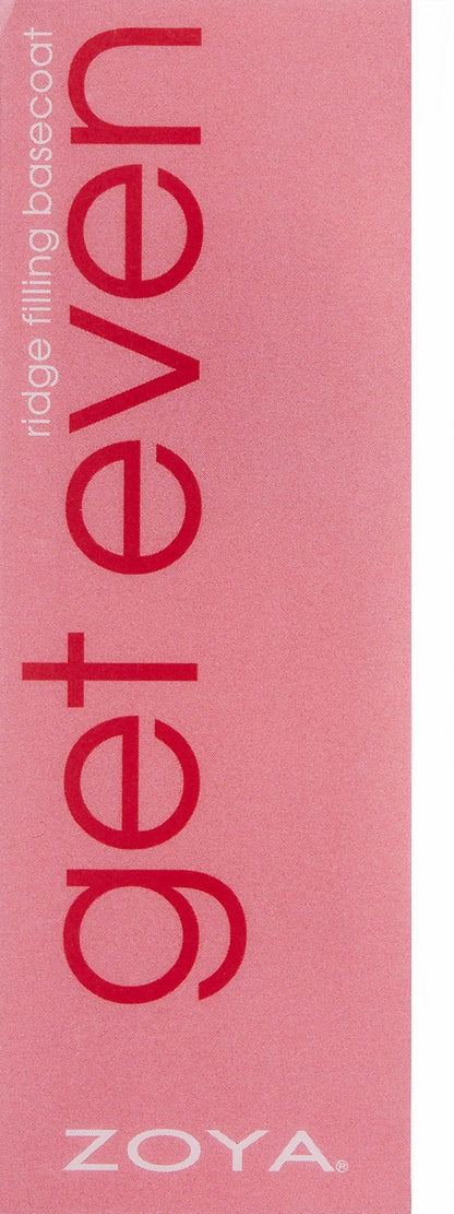 Close up view of the Zoya Get Even protective nail compound bottle