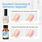 Gellen four piece gel manicure system bottles close up