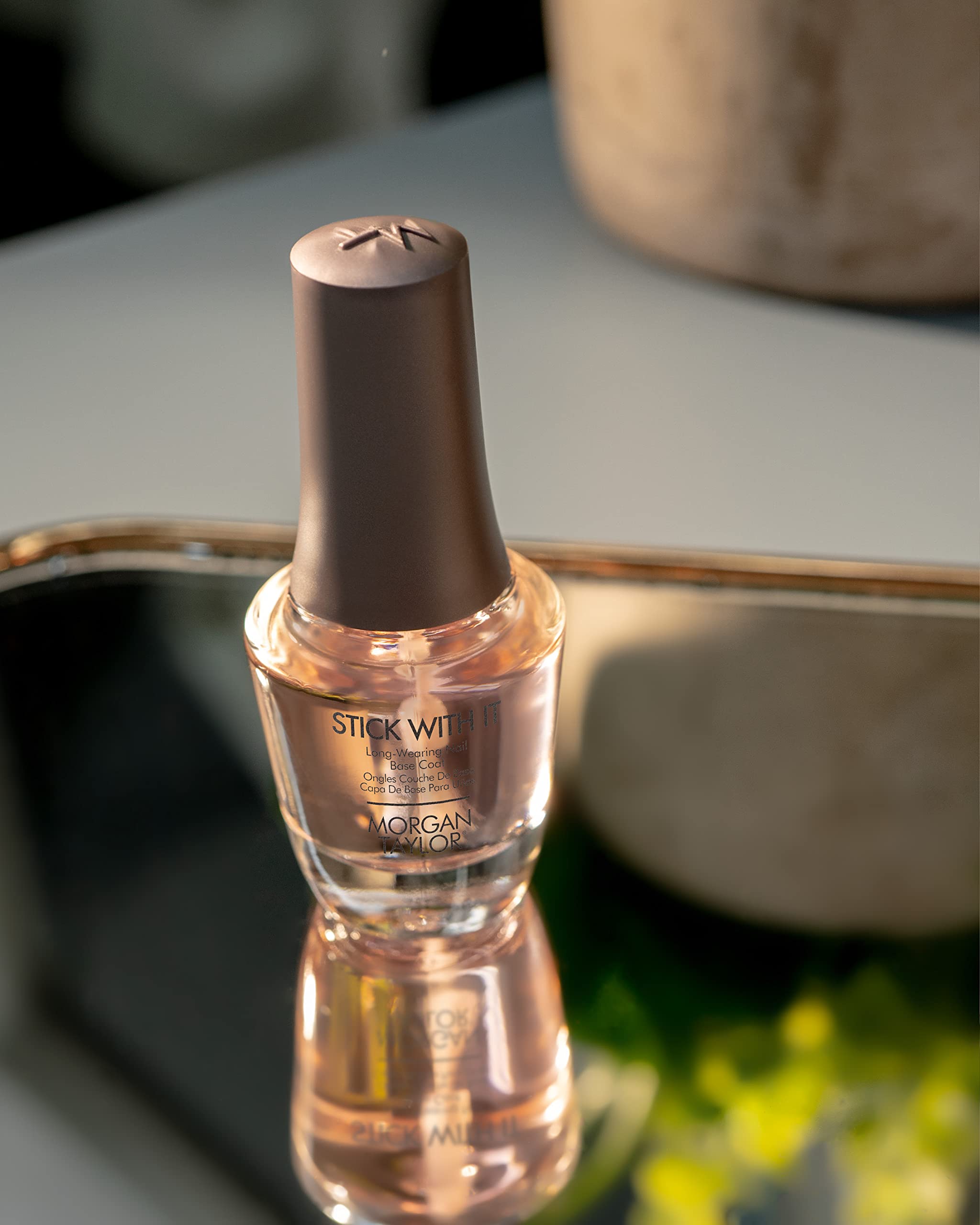 Authentic USA imported Morgan Taylor long wearing protective base coat for natural nail protection and adhesion