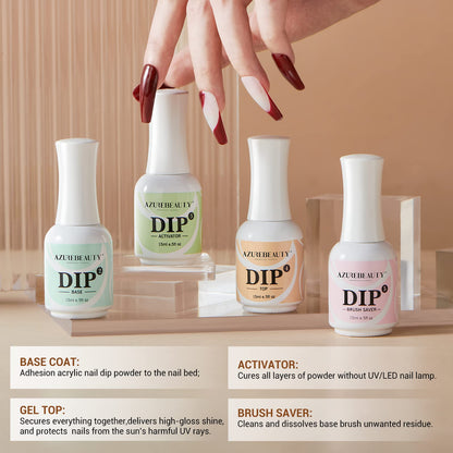 Glossy high shine finish top coat bottle from the AZUREBEAUTY premium manicure tools collection