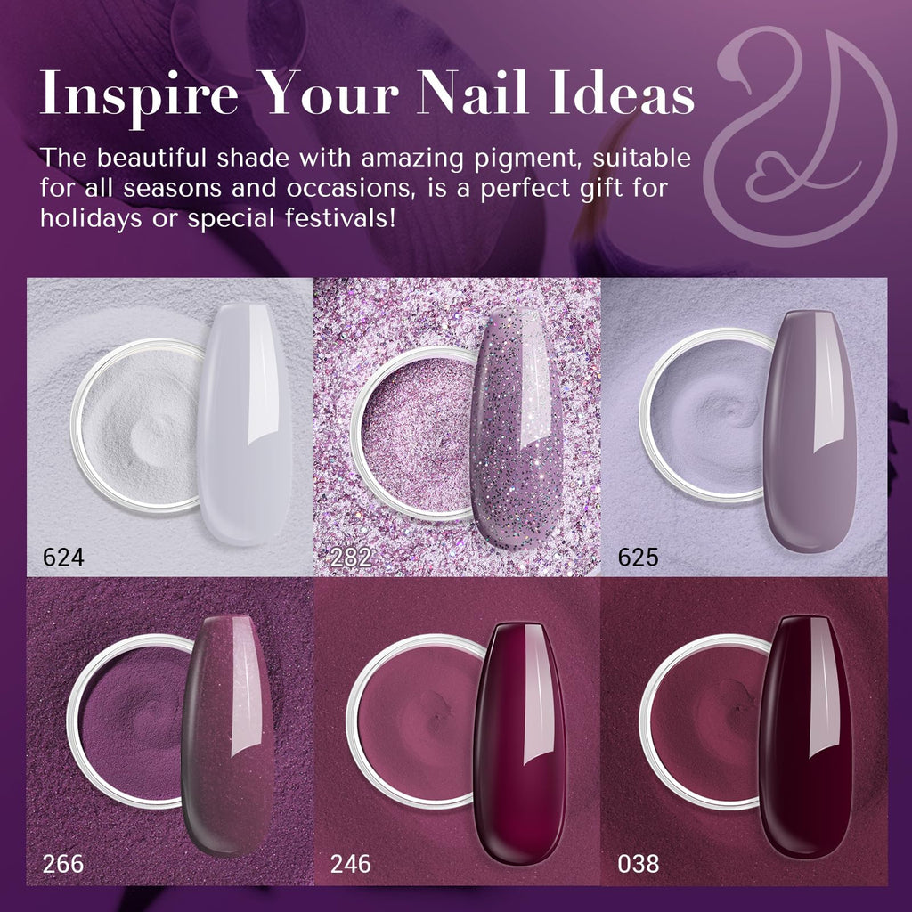 Lifestyle presentation of glossy manicure created with the kit
