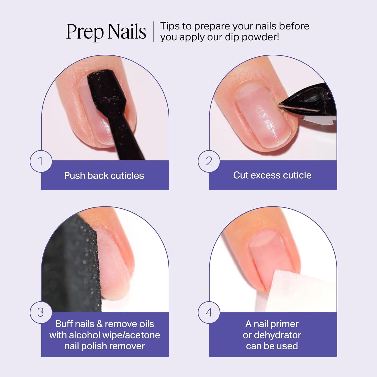 Nailboo Build Powder jar alongside the professional nail file and buffer tools.