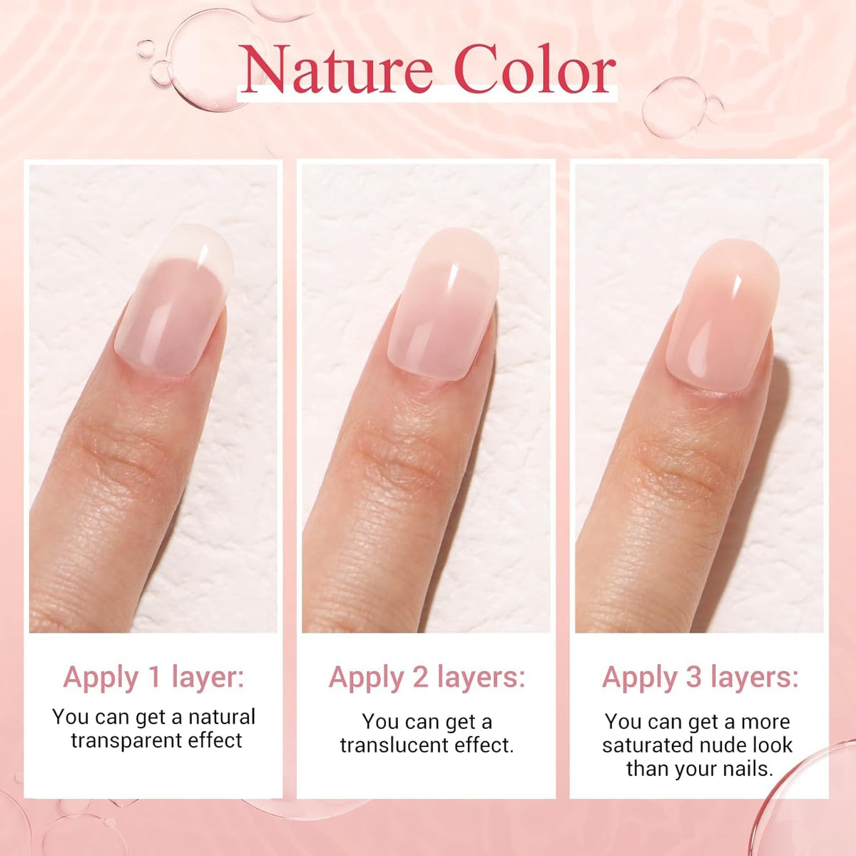 Azurebeauty nail art dip powder packaging details