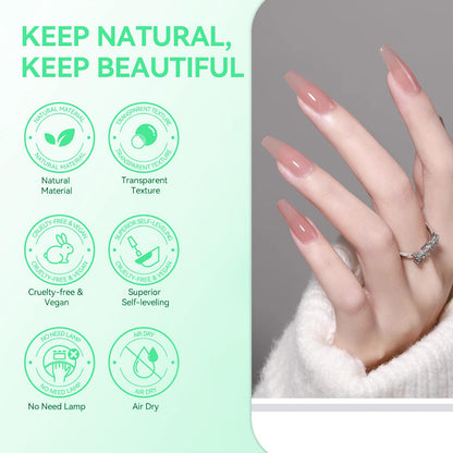 Manicure setup featuring the AZUREBEAUTY dip liquid kit alongside salon grade dipping powders and nail files