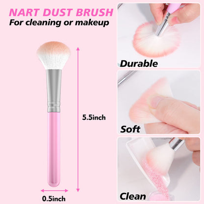 Premium stainless steel dual head cuticle pusher and professional nail file included in the Gefaxi kit.