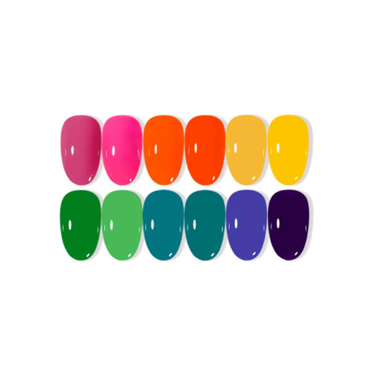 Generisch nail polish pen set displayed with glossy finish nails