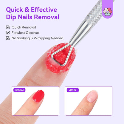 Saviland professional peel off liquid latex tape barrier bottle being applied to cuticles.