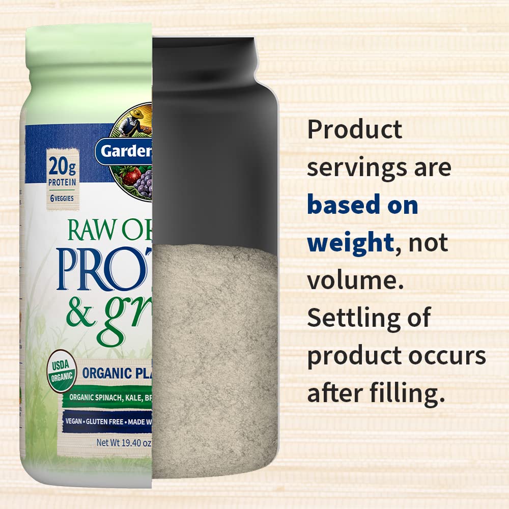 Post workout recovery protein powder with organic sprouted grains and seeds