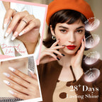 Azurebeauty top coat liquid bottle for glossy finish