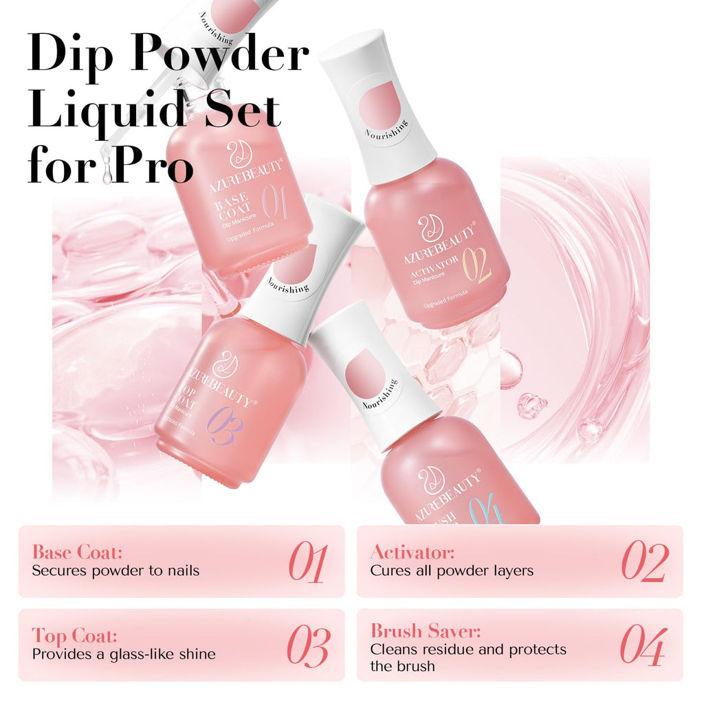 Azurebeauty upgraded care formula dip liquids arrangement