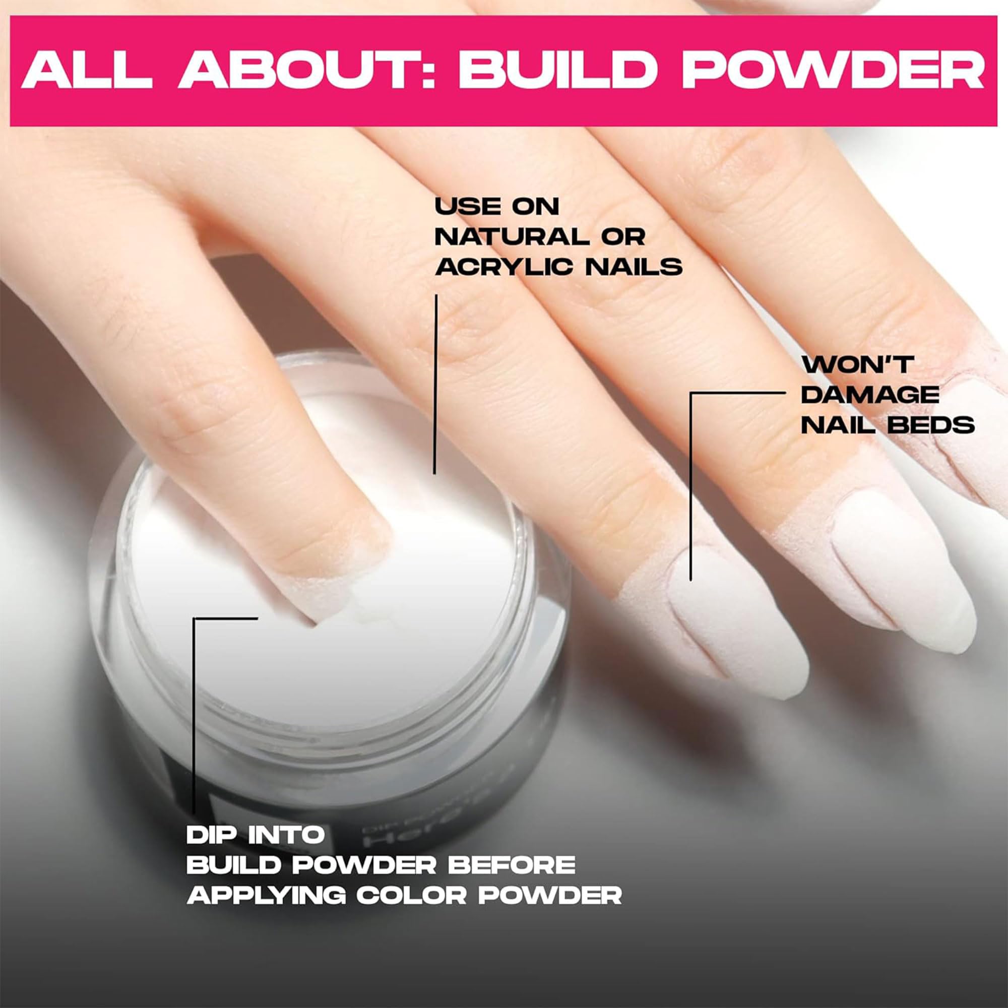 Nailboo dipping powder jar top view