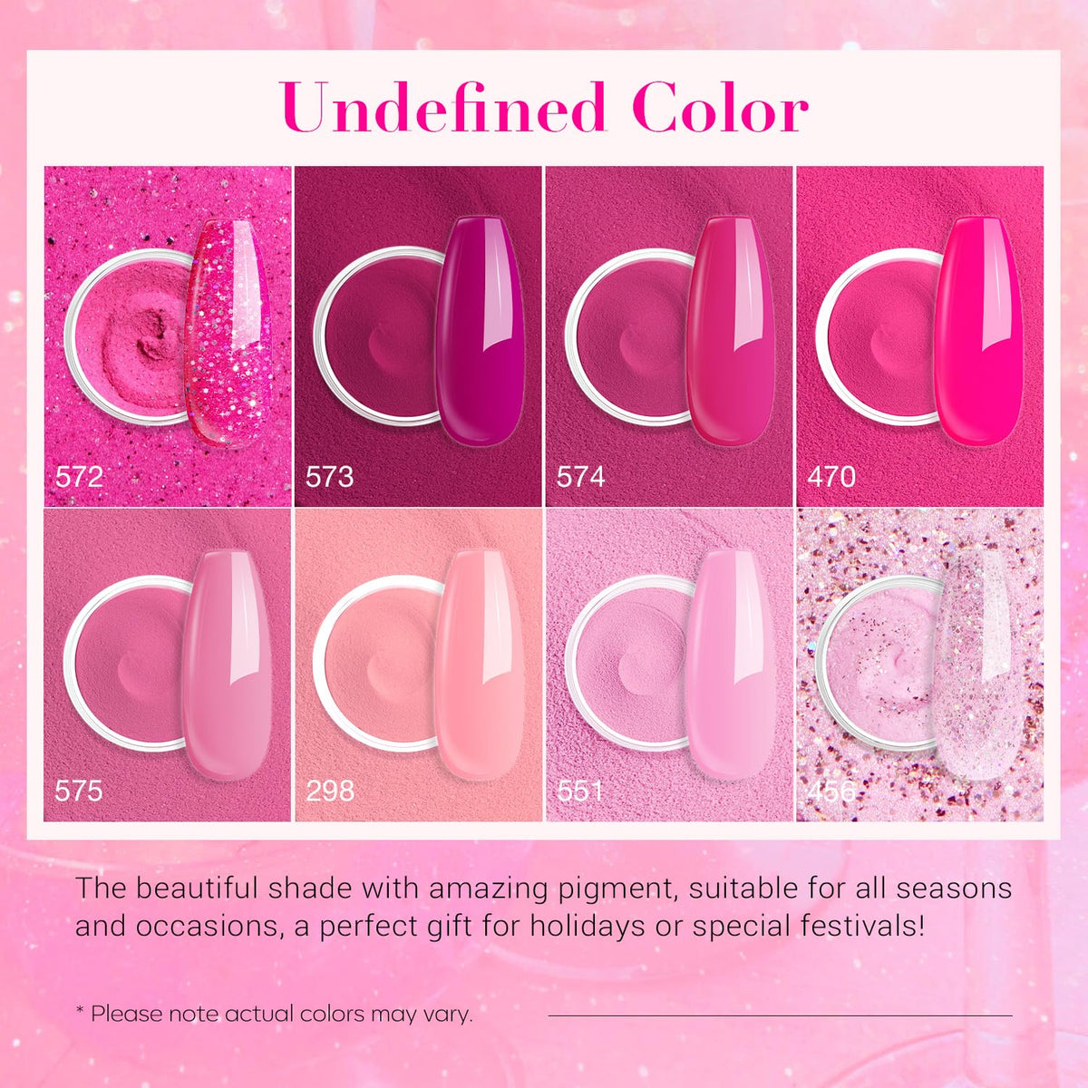 Azurebeauty complete 30 piece dip powder nail box packaging
